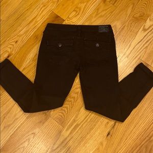 True Religion black skinny jeans